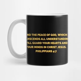 Bible Verse Philippians 4:7 Mug